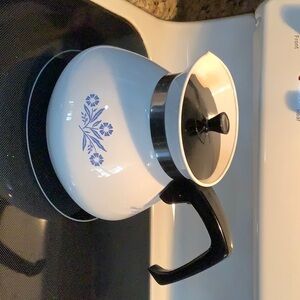 Vintage Corningware blue cornflower teapot.